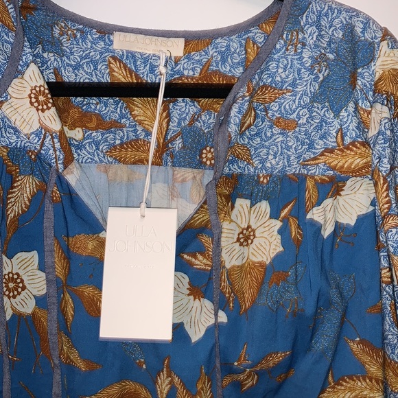 Ulla Johnson Joanie Blouse - Lapis - Picture 7 of 9